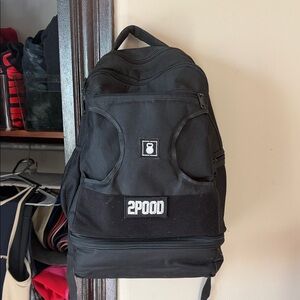2POOD Black Men's Backpack